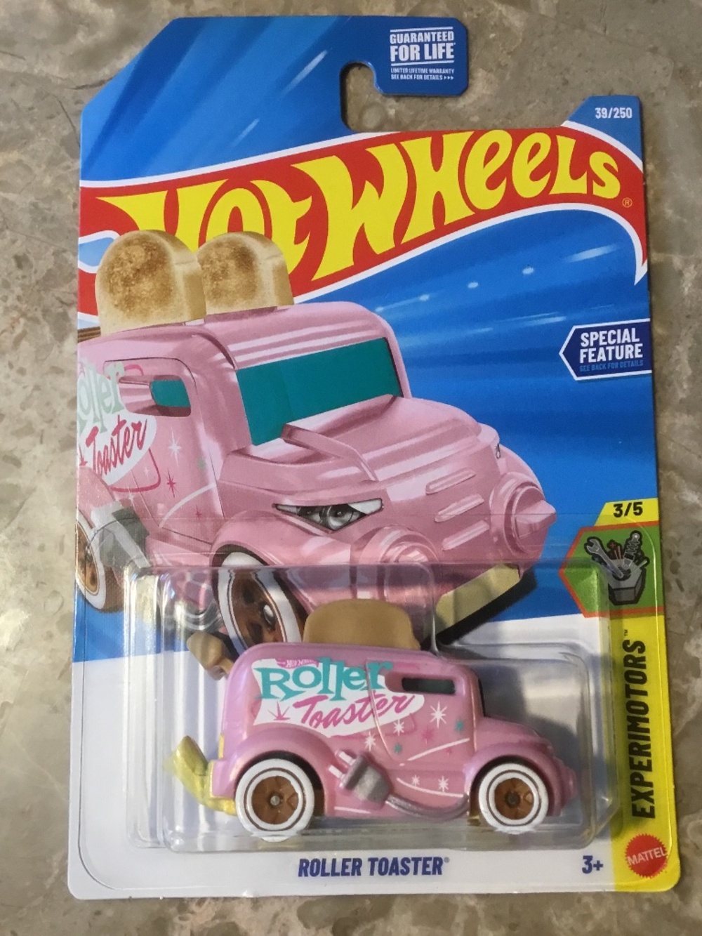 Roller Toaster HotWheels Nice! (Special Feature Toaster Level to down Toast)